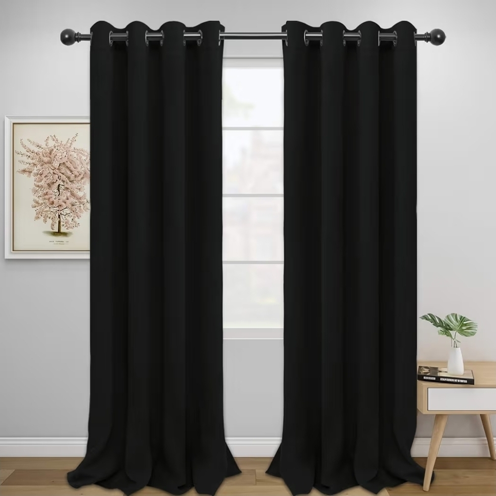 Elegant Black Curtains